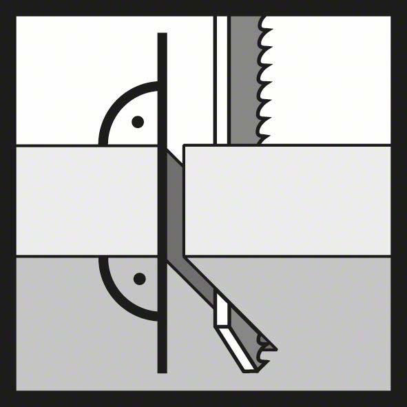 Actual product image Bosch Professional Zubehör PRO Fibre Insulation precise T1013AWP Jigsaw blade, 250 mm, 3 pcs.