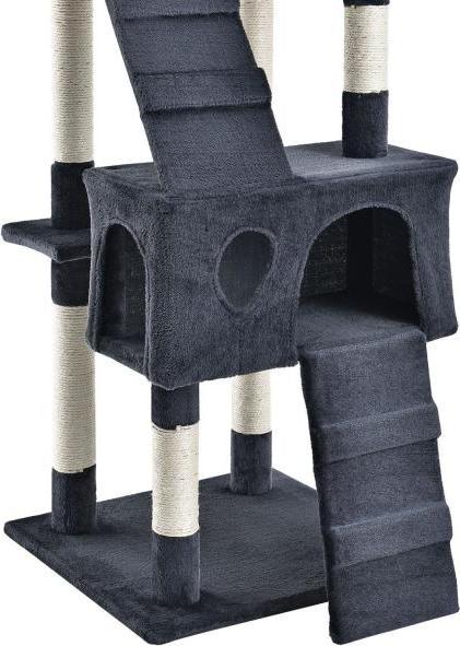 Image du produit Juskys Arbre à chat Sam's Pet Amy (170 cm, Gris foncé)