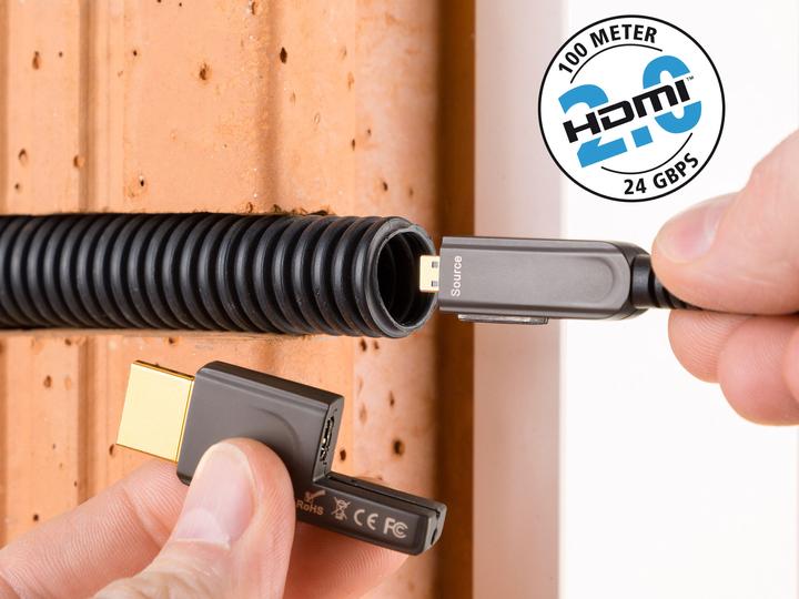 Produktbild Inakustik HDMI (Typ A)| micro HDMI (Typ D) — HDMI (Typ A)| micro HDMI (Typ D) (30 m, HDMI)