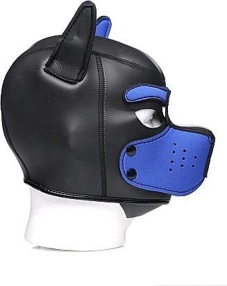 Actual product image Master Series Neoprene Puppy Hood - Black and Blue