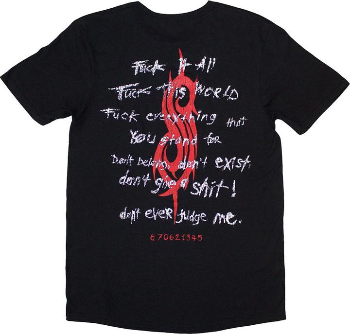 Produktbild Slipknot F It All TShirt (XL)