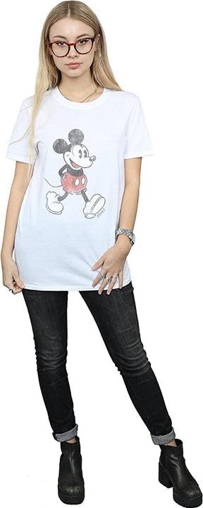 Immagine prodotto Disney Maglietta da donna/ragazzo in cotone Walking Mickey Mouse (L)
