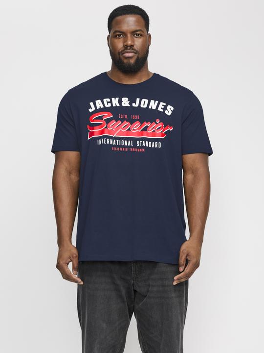 Image du produit Jack & Jones Jjelogo Tee Ss O-Neck 2 Col Aw24 S Pls (3XL)