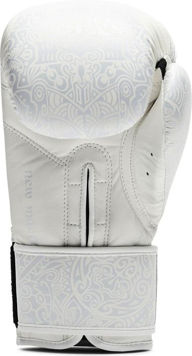 Actual product image Leone Boxing Gloves Maori White GN070 (16 OZ)
