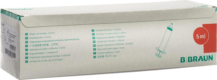 B.Braun OMNIFIX 1xinj spr luer look 5ml 100