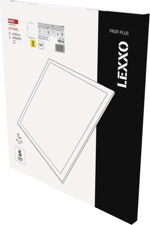 Immagine prodotto Emos Lampada da incasso LED LEXXO Backlit 60×60, quadrata, bianca, 30W neutro. (4200 lm)
