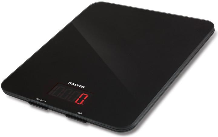 Produktbild Salter 1150 BKDR 5 kg elektronische Küchenwaage aus Glas - Schwarz