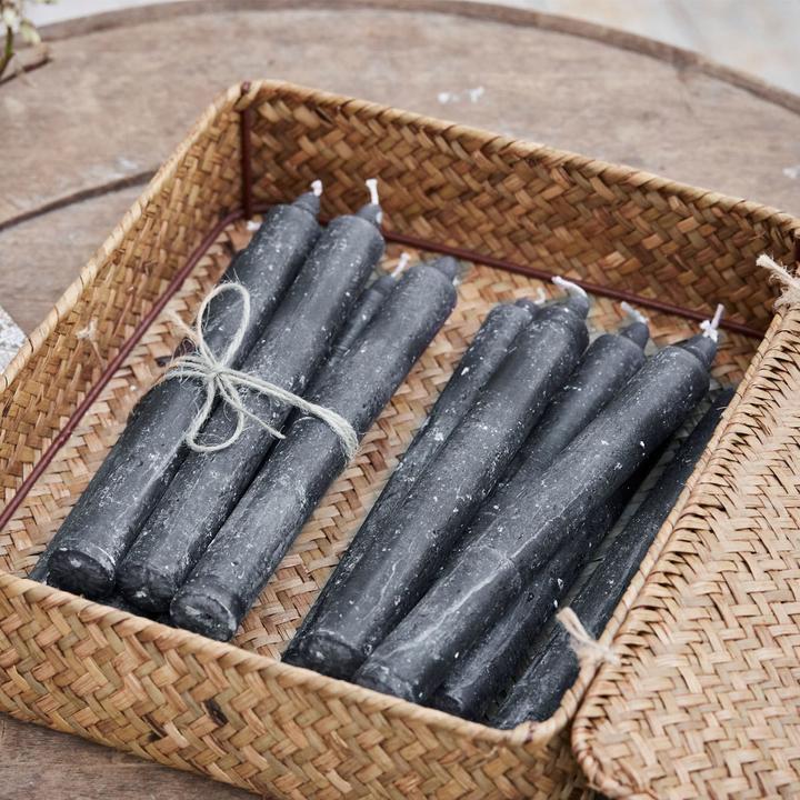 Immagine prodotto Loberon Set di 12 candele Bauceau grigio scuro (12 pz.)