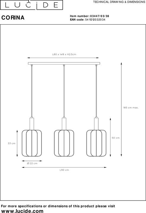 Produktbild Lucide Corina (E27)