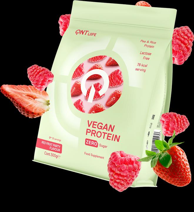 Immagine prodotto QNT Vegan Protein Zero Sugar (Frutti rossi, 1 pz., 500 g)