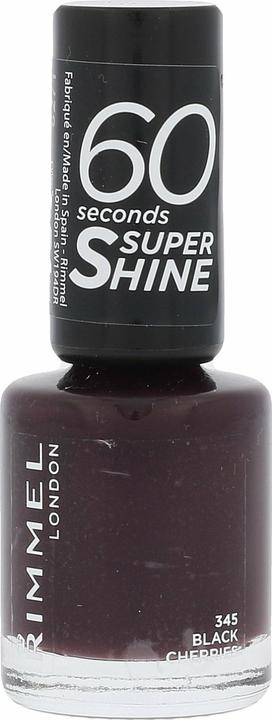 Image du produit Rimmel London 60 Seconds Super Shine (345 Cerises noires, Vernis couleur)