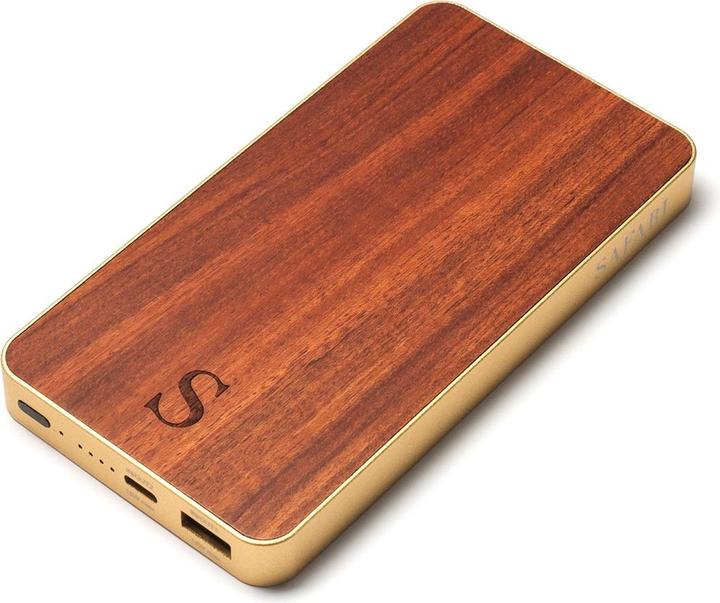 Produktbild Safari Selection Powerbank WOODCHARGER carminrot