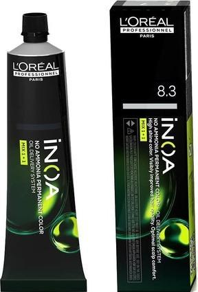 Produktbild L'Oréal Professionnel Dauerfärbung Inoa Color Nº 8.3 Helles Goldblond (60 g) (Helles Goldblond)