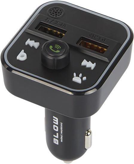 Actual product image Blow 74-164 # Transmitter fm bluetooth5 + qc3.0 rgb