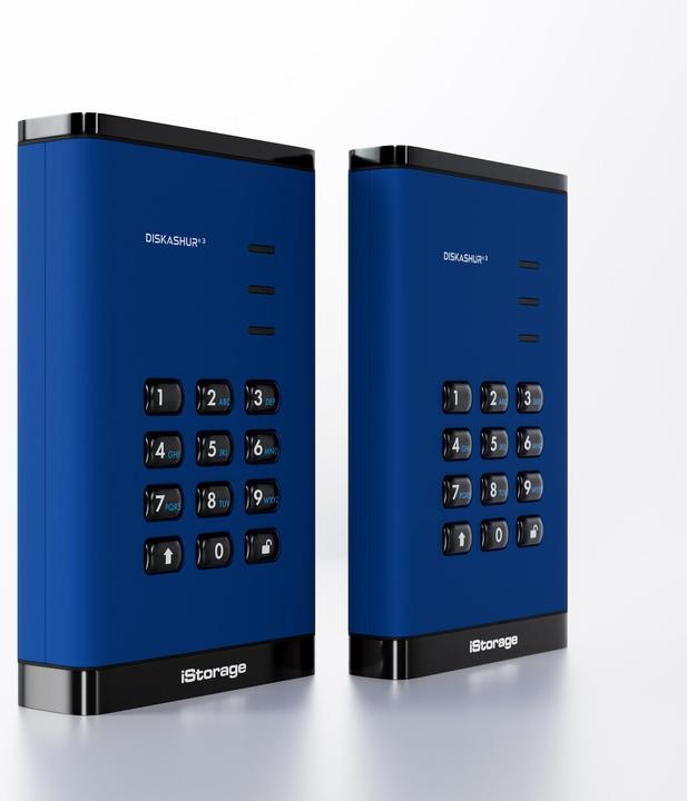 Immagine prodotto iStorage diskAshur3 HDD 2TB - Blu (2 TB)