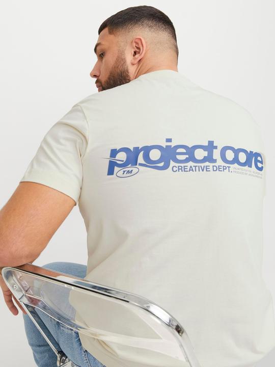 Actual product image Jack & Jones Plus Size Rückenprint T-shirt T-shirt (4XL)