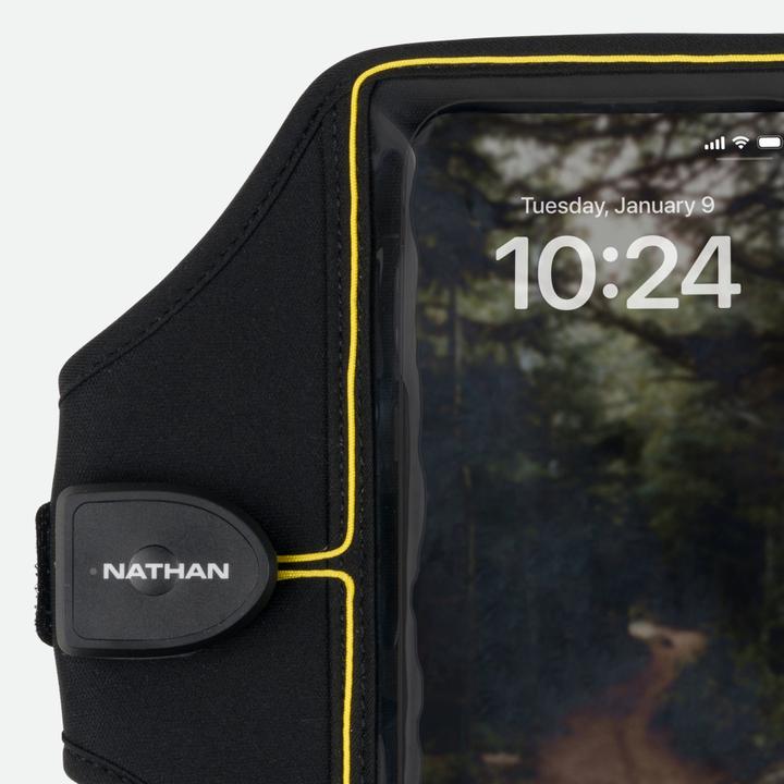 Actual product image Nathan Running wristband for phone "Laser Light 5K"