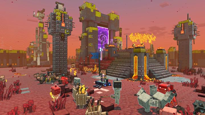 Image du produit Mojang Minecraft Legends DISC édition Deluxe (Xbox Series X, IT)