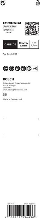 Immagine prodotto Bosch Professional Zubehör Lama per sega alternativa EXPERT 'Tough Wood' S 1142 KHM, 1 pezzo