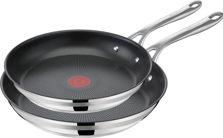 Tefal Jamie Oliver Cook Smart pan set (24/28 cm) (28 cm, Frying pan, Pan set + pot set, Stainless steel)