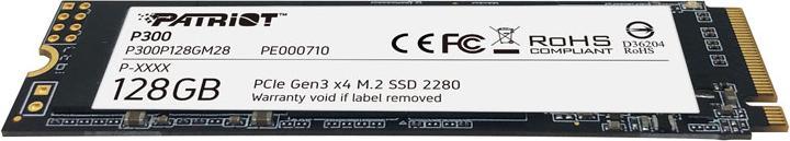 Image du produit Patriot P300 (128 Go, M.2 2280)