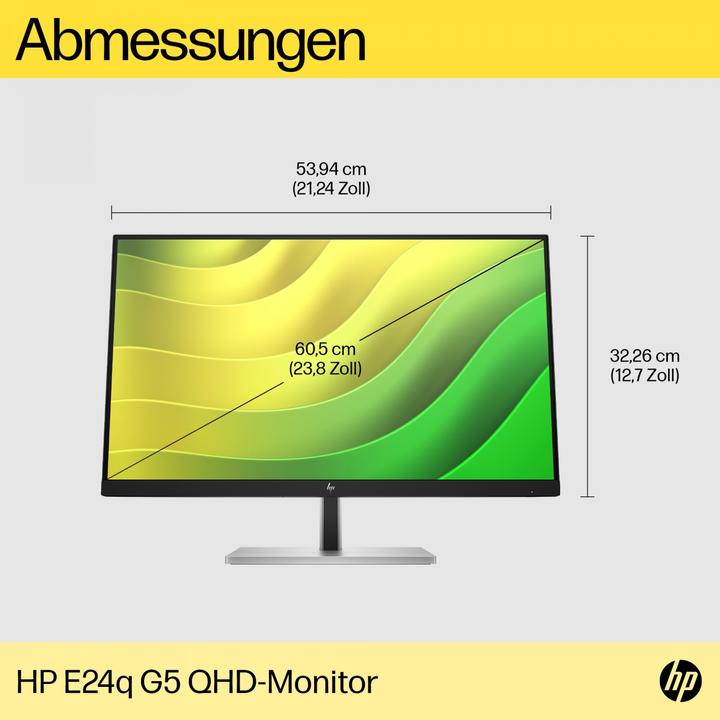 Produktbild HP E24q G5 (2560 x 1440 Pixel, 23.80")