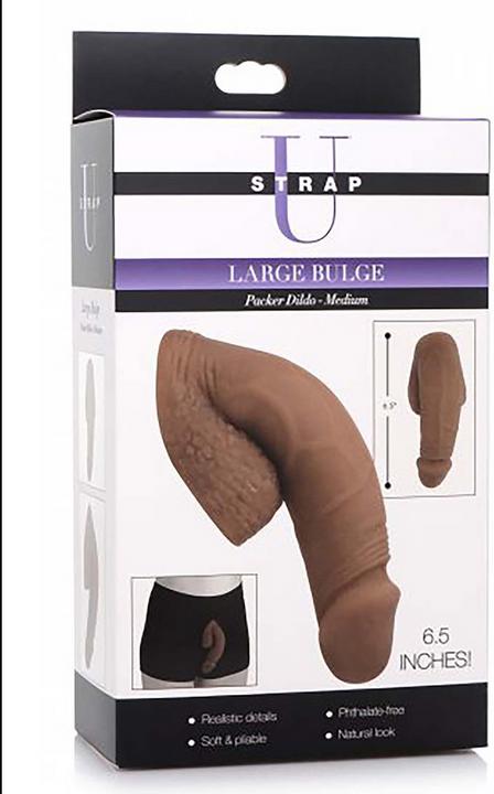 XR Brands Large Bulge Packer Dildo - 6.5" Medium