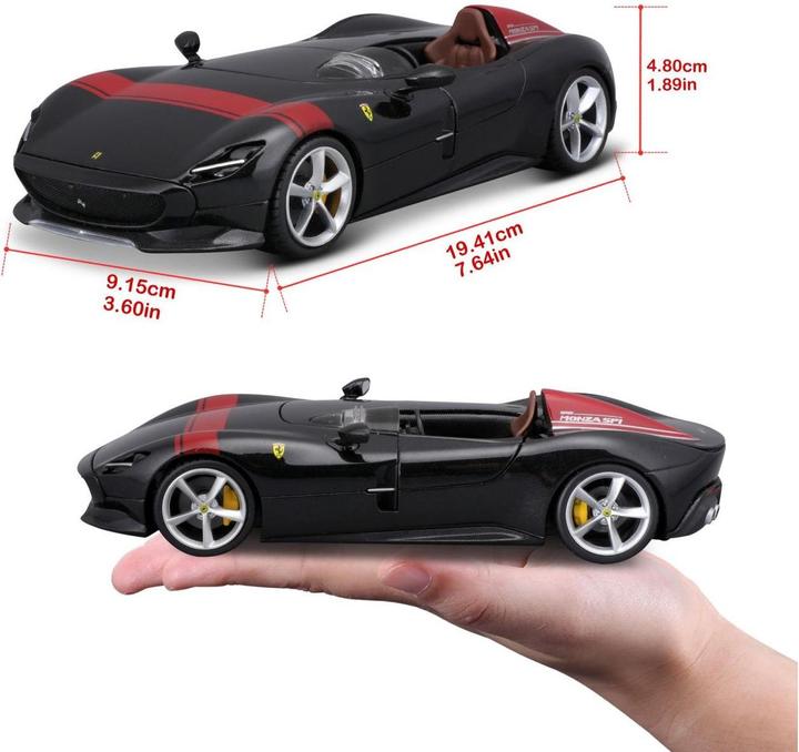 Immagine prodotto Bburago 18-26027 Ferrari - Monza SP1 Nero - 1:24