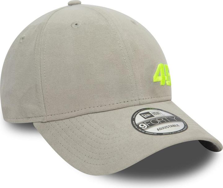 Actual product image New Era 9Forty Strapback Cap - SUEDE VR46 gris