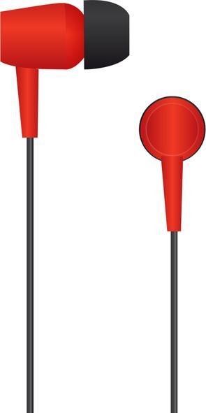 Actual product image Schneider Earphones Xtra Rouge