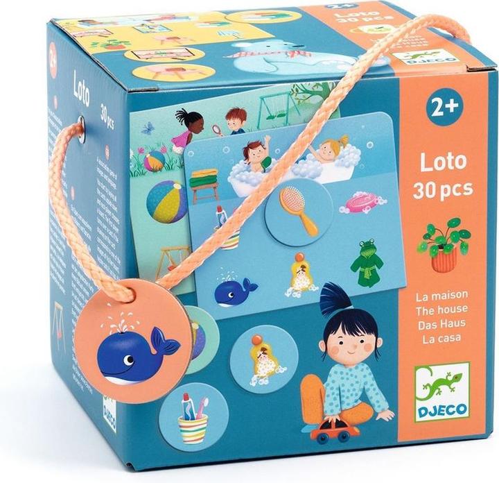 Actual product image Djeco Loto??aidimas - Namai (30 vnt.)