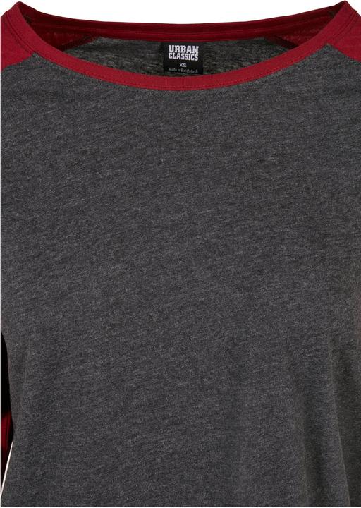 Immagine prodotto Urban Classics Donna Raglan a maniche lunghe a contrasto (L)