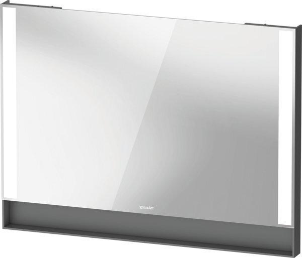 Duravit Qatego Spiegel, 1000x65x750mm, Lichtfelder seitlich, dimmbar