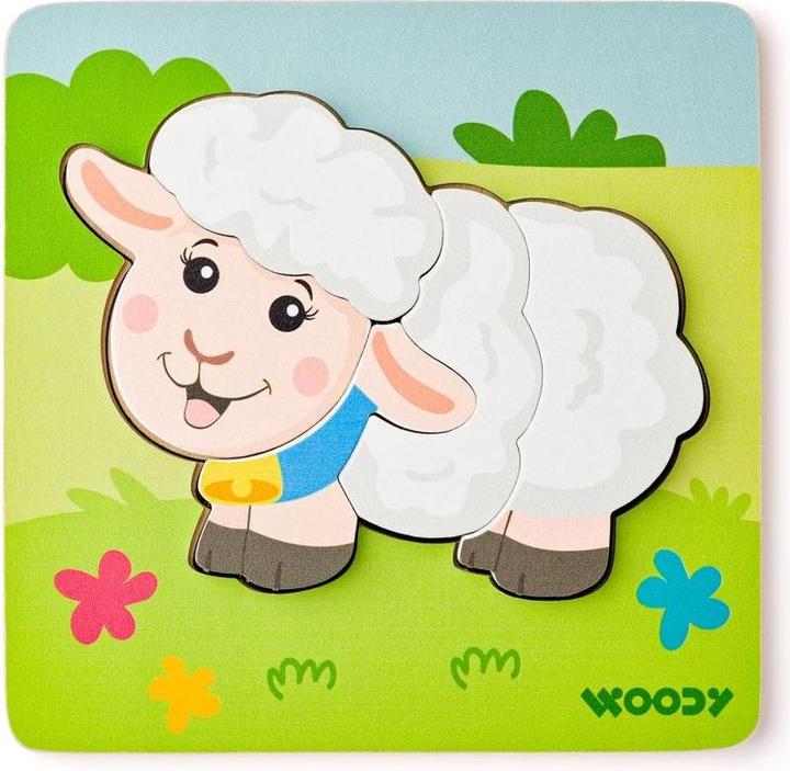 Produktbild Woody Puzzle Baby - Schaf