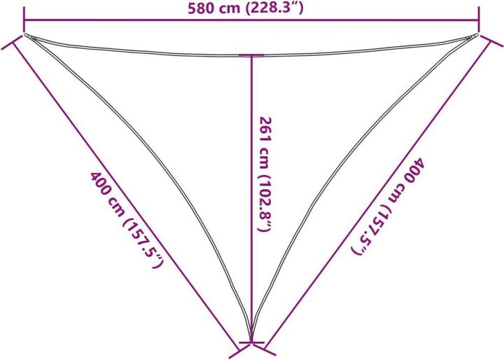 Actual product image VidaXL Wendy (400 x 400 x 580 cm)