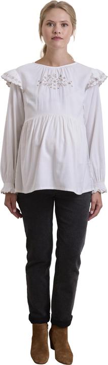 Actual product image Vertbaudet Festive cotton/viscose maternity blouse (44)