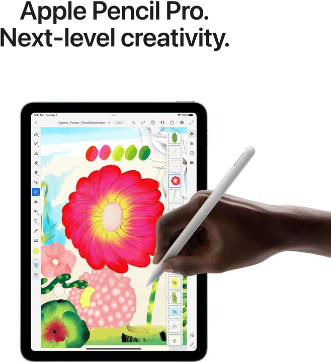 Actual product image Apple iPad Air 11 2024 (M2) (5G, 11", 128 GB, Starlight)