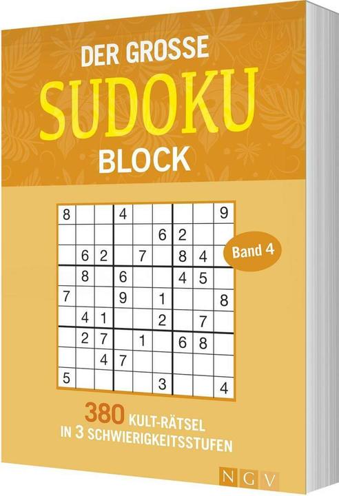 Image du produit Der grosse Sudokublock Band 4 (Allemand, 2020)