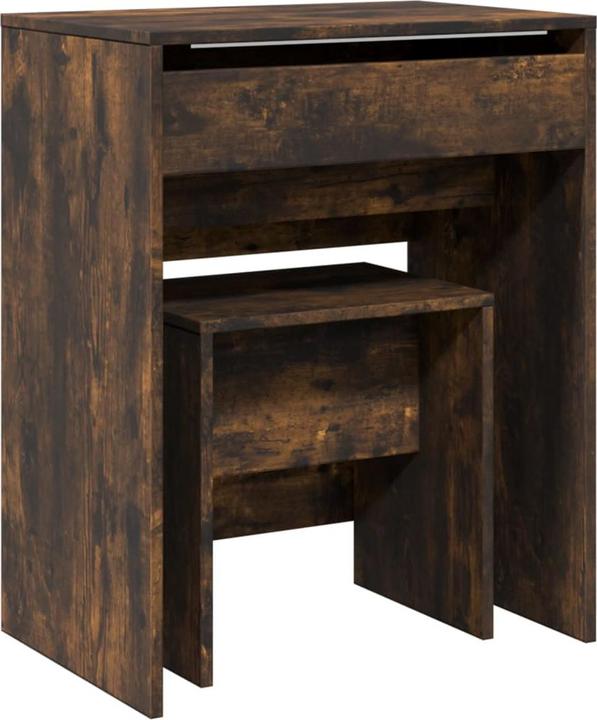 Actual product image VidaXL Dressing table with stool 60 x 40 x 113.5 cm (60 x 40 x 75 cm)