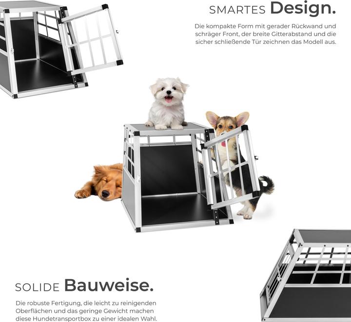 Produktbild tectake Hundetransportbox (Hund, Sicherheitsverschluss)