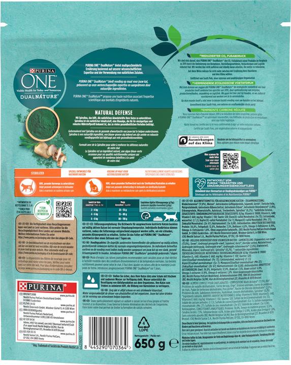 Immagine prodotto Purina ONE 8445290070364 (Adulto, 1 pz., 670 g)