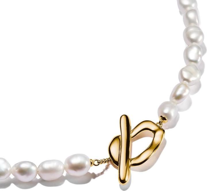 Image du produit Thomas Sabo Perlenkette Natural Beauty vergoldet (Argent sterling 925, Perles d'eau douce)
