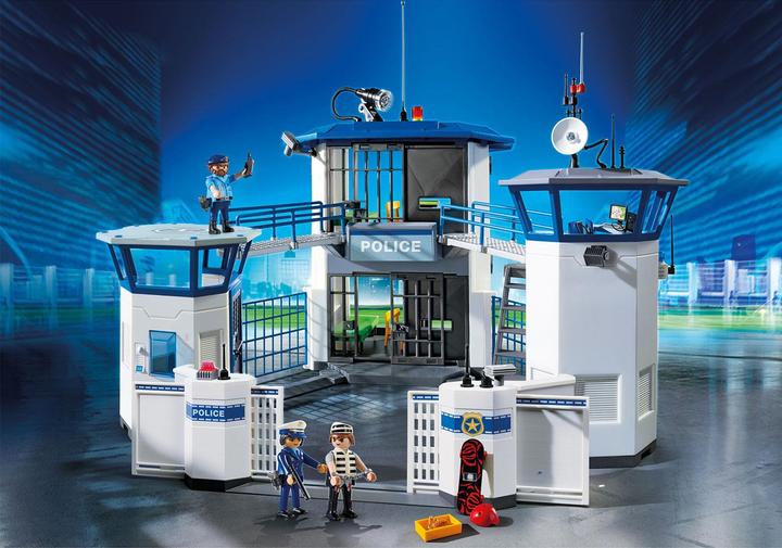 Immagine prodotto Playmobil Centro di comando della polizia internazionale con prigione (6919, Playmobil Città d'azione)
