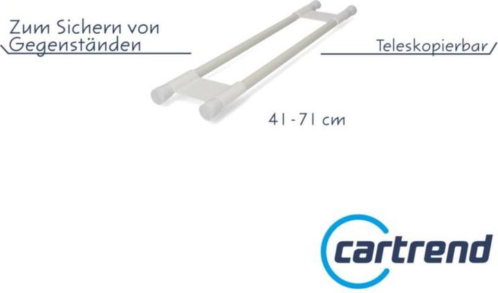 Immagine prodotto Cartrend Asta di chiusura 41 - 71 cm