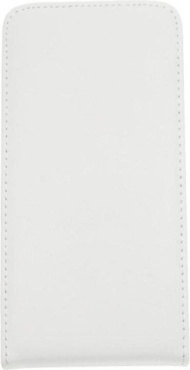 Produktbild OEM Slim Leather Flip Case Galaxy Alpha G850 - White (Samsung Galaxy Alpha)