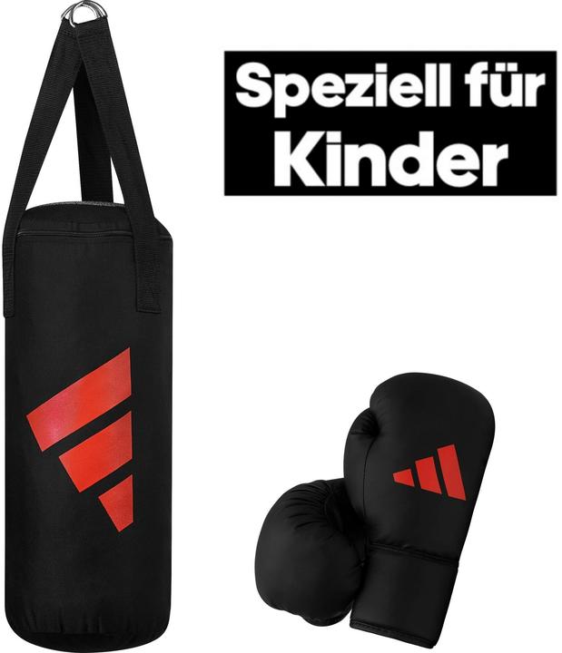 Actual product image adidas Boxing set for children, gloves, 6 oz, 4 kg bag (43 cm, 5 kg)