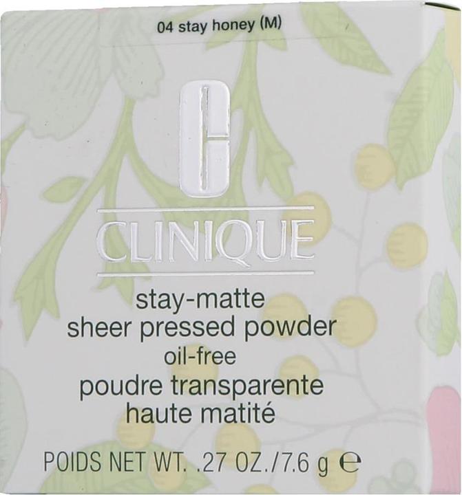 Actual product image Clinique Stay Matte (No. 04 Stay Honey)