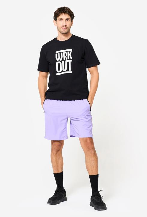Image du produit Domyos MEN QUICK-DRY TRAINING SHORTS 120-violet lavande (XL)
