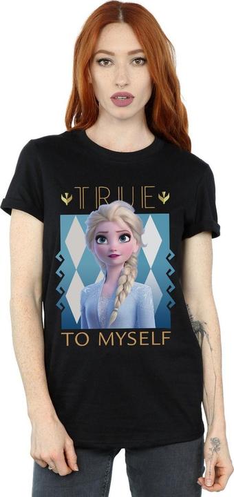 Immagine prodotto Disney Frozen 2 Elsa True To Myself Maglietta Ampia Donna (XL)