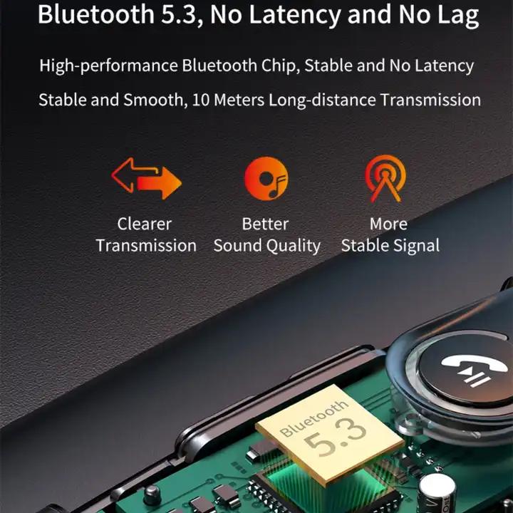 Actual product image PhoneLook Car Bluetooth handsfree car kit with leather texture (Receiver)